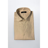 Beige Cotton Shirt